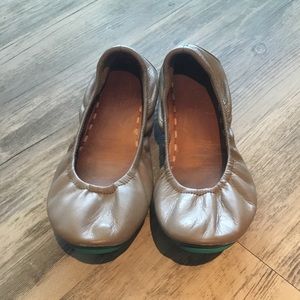 Taupe Tieks Ballet Flats